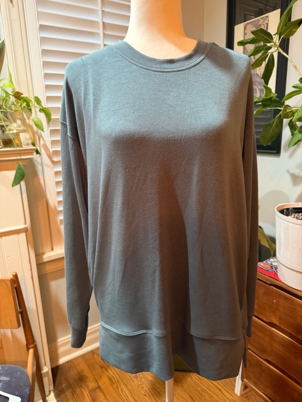 Cozy light blue sweatshirt from Sage Collective.